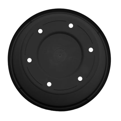 Bloem Terra 10" Plastic Planter, 2 Gallon, Black, 6-Pack - color: Black, size: 10" (Pack of 6)