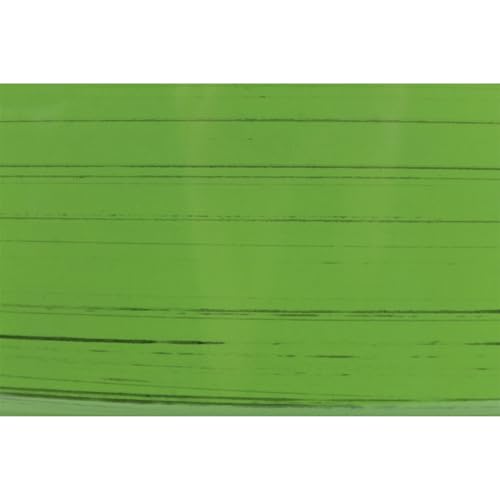 Garden Elements Indoor/Outdoor Glazed Brushed Happy Plastic Planter, Large, Dark Green, 15" - color: Dark Green