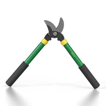 Miracle-Gro 15 in. Bypass Lopper for Tree Branch Trimming and Pruning – Heavy-Duty Branch Cutter with Ultra-Sharp Carbon Steel Blade, 1 in. Cutting Capacity and Comfort Grip Handles - style: Bypass Lopper 15"