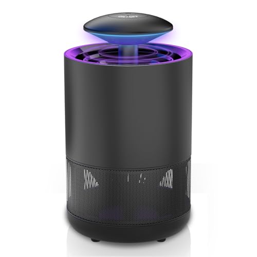 CXRUY Indoor Insect Trap - Fly Traps Catcher for Mosquito, Fruit Flies, Gnat, Moth, Fly Killer Bug Trap with UV Light Black