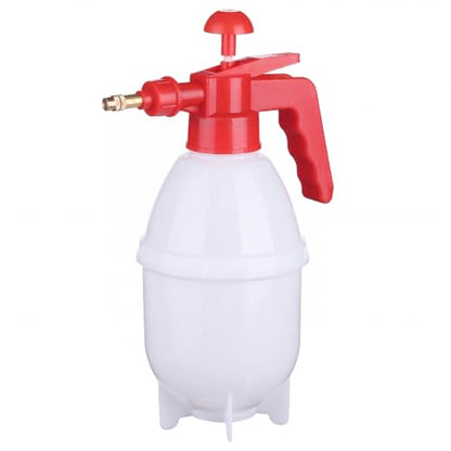 1.5L Garden Pump Sprayer, Handheld Pressure Bottle, Red&White - color: White