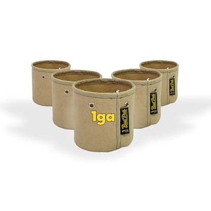 BudTrainer BudPots Grow Bags for Low Stress Training, 1 Gallon, 5-Pack, Tan - size: 1 Gallon