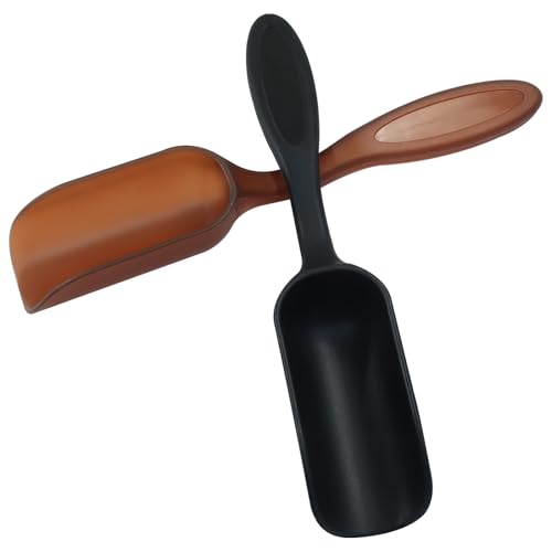 10Pcs Plastic Mini Gardening Shovel Spoons, Colorful - color: brown, blue, pink, black, and green(10pcs)