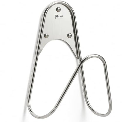 JBscoop Garden Hose Holder Stainless Steel Small Wall Mount Garden Hose Hook, Ideal for Water, Air, Hydraulic Hose, Ropes, Extension Cords Heavy Duty & Rust Proof (1)