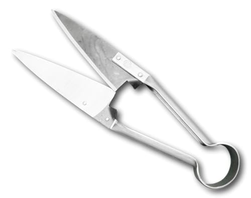 DUE BUOI Single Bow Straight Sheep Shears DB 160/27-5" Blade Length - 10" 1/2 Total Length