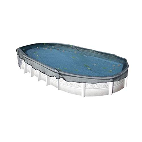 Doheny’s Professional Grade Leaf Nets for Above Ground Pools – 21' x 41' Oval – Makes Clean-Ups Fast – Lightweight, Versatile & Durable – Keeps Leaves Out - size: 41' x 21' (Oval)