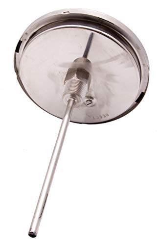 Bimetal Thermometer, 5" Face x 9" Stem, 0-250°F - size: [9" Stem, 0-250°F]