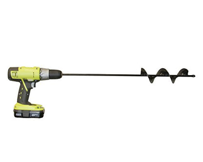 Willard & May Flower Bulb HEX Shaft Drill Planter, Non-Slip – 2.75 by 24 inch - Bulb & Bedding Plant Auger