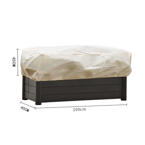 Plant Cover Freeze Protection, Winter Plant Covers, Plant Frost Cover, Tree Plant Freeze Protection Covers, Planter Plant Winter Frost Blanket with Zip Drawstring,2 Pack (39.3x17.7x15.7INCH) - size: 39.3*15.7*17.7（4-PACK)
