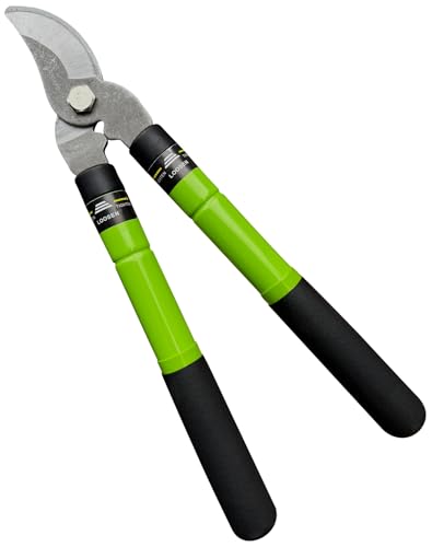Garden Guru Bypass Loppers Tree Trimmer Clipper w/Telescopic Handle 15–22" - High Carbon Steel Blade Gardening Loppers Pruning Shear - Comfort Grip Handles – Branch Cutter – Cut Thick Branches w Ease - size: 1 Pack, style: Extendable Bypass Loppers