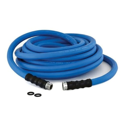AG-Lite AL3425 3/4" x 25' Rubber Garden Hose with Brass Fittings - size: 3/4" x 25'