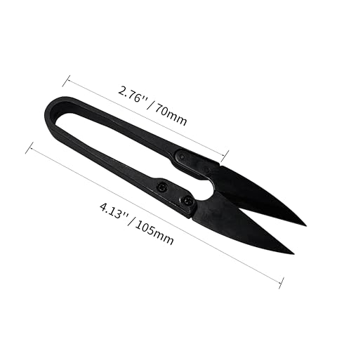 HFS(R) Bonsai Scissors Trimmers Pruner Pruning for Bud and Leaves Trimming Scissors for Plants, Flowers 6 PCS