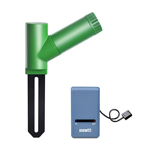 Ecowitt GW1106 Soil Moisture Meter Kit, Includes GW1100 Wi-Fi Gateway and WH51 Soil Moisture Sensor, 915 MHz - color: GW1106BU