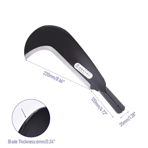 340mm Manganese Steel Billhook Brush Clearing Sickle - size: 1pce 14.17in/360mm Manganese steel