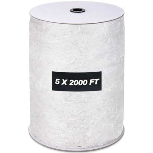 Berlune 5 x 2000 ft Trellis Netting Heavy Duty Nylon 6 Inch Mesh - size: 5 x 2000 ft