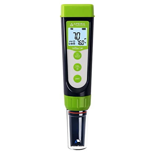 Apera Instruments AI101G GroStar Series GS1 pH Pen Tester Kit with Replaceable Double-Junction pH Probe for Hydroponics Water Quality Testing, Gen II - style: pH