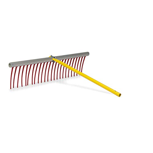 Jenlis Weed Raker Heavy Duty Aluminum Weed Removal Rake, Light Weight