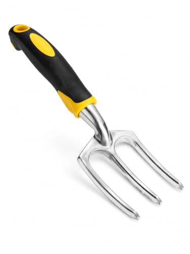 Garden Hand Trowel, Heavy Duty Stainless Steel Shovel for Planting (3-Prong Cultivator) - color: 3-Prong Cultivator