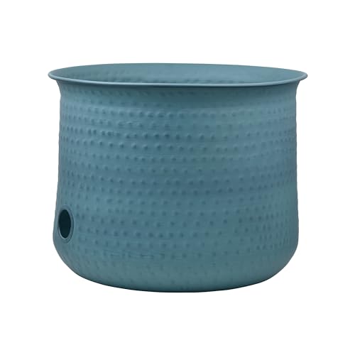 LifeSmart Steel Garden Hose Pot Holder - color: Harbor Teal