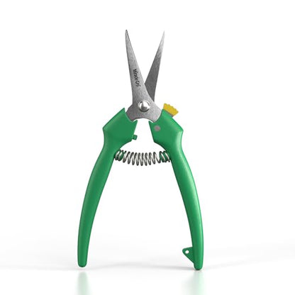 Miracle-Gro Straight Tip Floral Shears - Lightweight Gardening Scissors - Hand Pruner Pruning Shear for Flowers, Herbs, Roses and Indoor Plants - style: Floral Shears