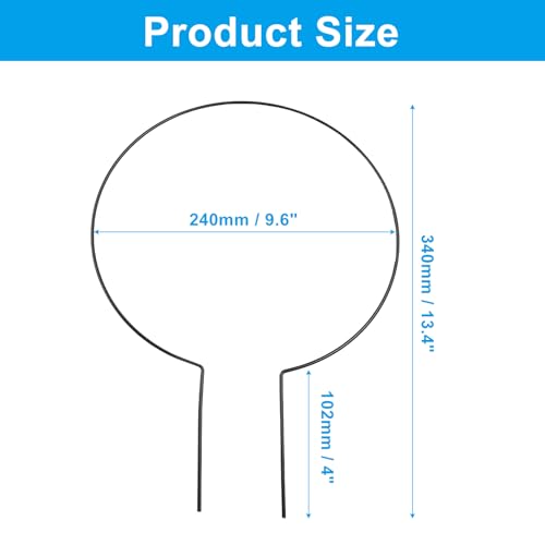 2Pcs Round Plant Trellis, Acrylic Small Trellis