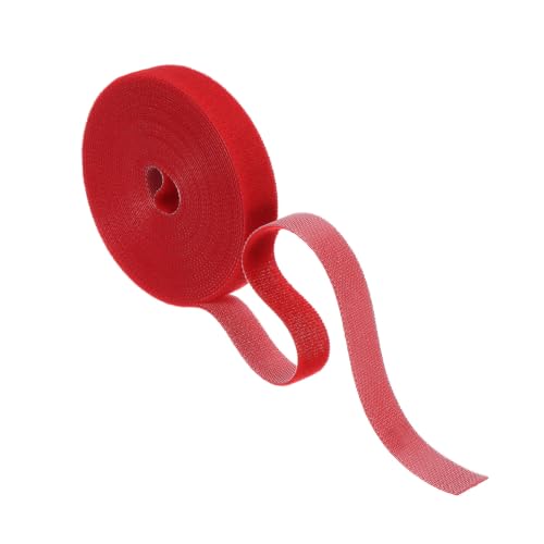 HARFINGTON Garden Plant Tape 16.4ft 19/32" Reusable Ties Strap Red - color: Red, size: 16.4ft x 19/32"