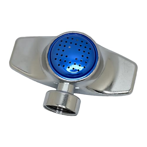 Rocky Mountain Goods Square Metal Spot Sprinkler for Lawn/Garden - Covers up to 30 ft Diameter Area - Ideal for Small to Medium Lawn Watering - size: Square
