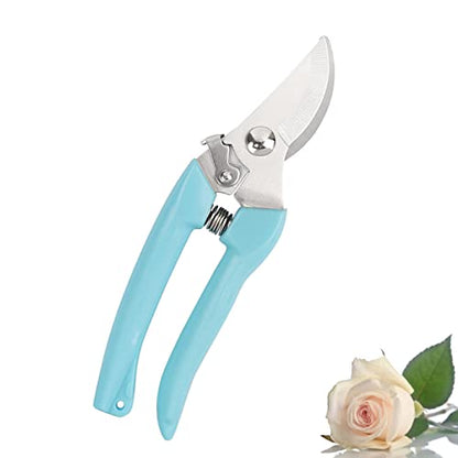 Leize Pruning Shears, Gardening Hand Pruner, Floral Shears, Strong Pruner for Flowers, Branches and Leaves (LightBlueA) - color: Lightbluea