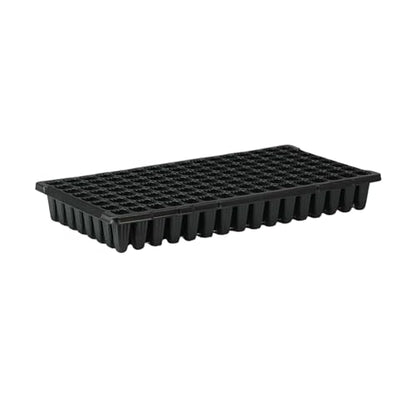 Bootstrap Farmer 128 Cell Seed Starting Tray Extra Thick Black 10 Trays - size: 10 Cell Trays
