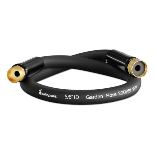 Short Garden Hose 3 ft, Flexible and Durable, Leak-Free Connections - size: 3ft Male to Female