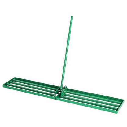 Outvita Lawn Leveling Rake 36"x10", Level Lawn Tool with Adjustable Handle, Yard Leveling Rake, Landscape Rakes for Garden, Backyard, Golf Course, Farm, Pasture - style: 36"x10"