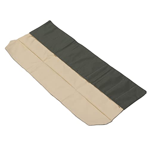 Pwshymi Bonsai Tool Roll, Multifunctional Tool Pocket Bag Garden Tool Roll Bag, Bonsai Tools Bag Waterproof Canvas Compact Bonsai Tool Storage Bag