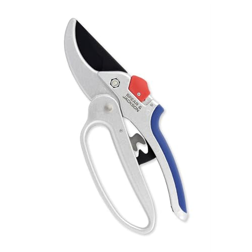 Spear & Jackson Razorsharp Geared Anvil Pruning Shears, Heavy Duty Garden Clippers for Thick Branches, Non-Slip Ergonomic Handles, Durable Steel Blades - size: Geared Anvil, style: Geared Anvil