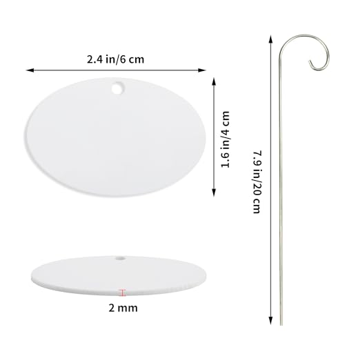 Temlum Acrylic Plant Labels for Indoor & Outdoor Plants, White 25pcs - color: White 25pcs