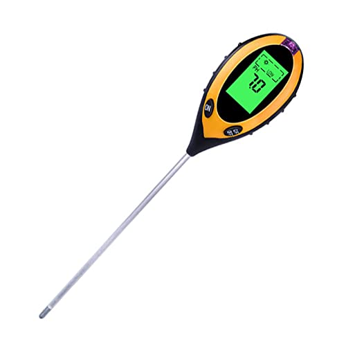New Soil pH Meter 3 in 1/4 in 1 PH Light Moisture Acidity Tester Soil Tester Moisture Meter Plant Soil Tester Kit for Flowers