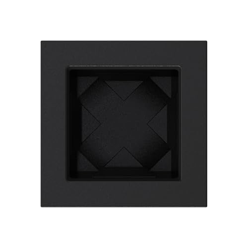 Mayne Fairfield 28in Self-Watering Tall Square Planter, Black - color: Black