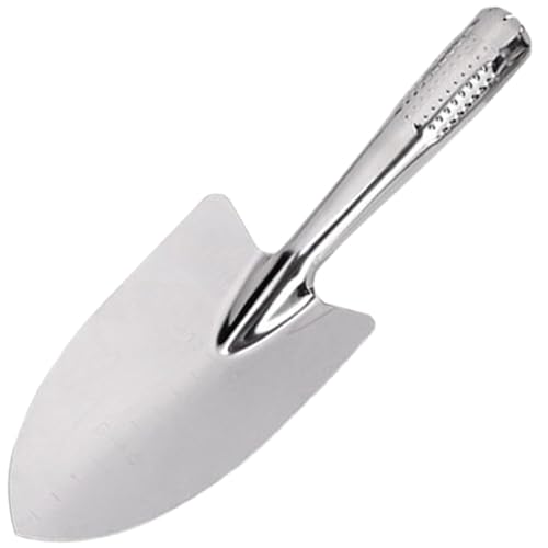 Garden Trowel Stainless Steel Rust Resistant Hand Shovel Garden Spade - color: Wide Shovel