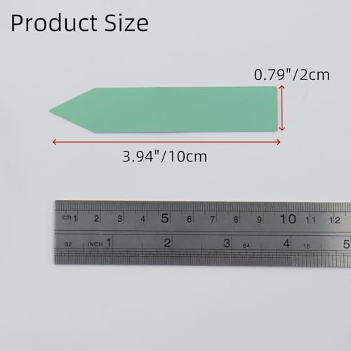 Plant Tags Labels, Reusable & Waterproof, Green, 4 Inch-200 Pcs - color: Green