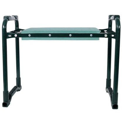 Garden Kneeler and Seat Bench with 2 Free Tool Pouch, Foldable Stool, EVA Foam Pad with an Extra Soft Wider Cushion and Large Tool Bag for Gardeninng Lovers