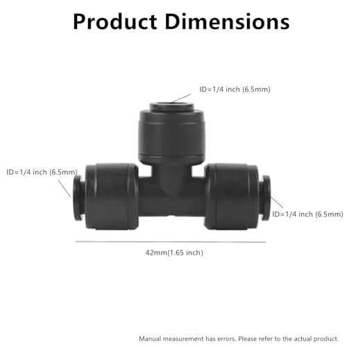 20 pack 1/4" Drip Irrigation Tee Fitting - Quick Connect Tee Connectors, Leak-Free for 1/4" Tubing, Includes 8 End Plugs for Sprinkler & Drip Irrigation Systems - style: 1/4 inch T connect(20)