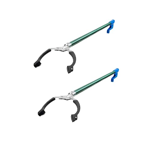 Unger Professional 36” Nifty Nabber, 2 Count, Reacher Grabber Tool, Trash Picker Upper, Built-in Magnet and Ergonomic Grip, Outdoor Claw Pickup, Reaching Assist for Seniors, Safely Perform Tasks