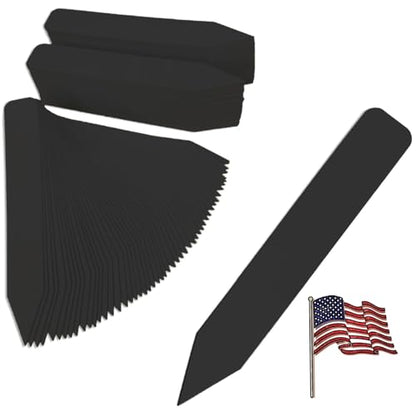 Black Premium Plant Tags 4" x 5/8" - 500 pcs