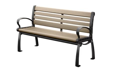 Sterling Bench – 4 Ft – Tan - color: Tan