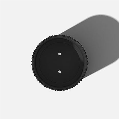 Veradek Demi Series Planter - Large Round Outdoor Planter - color: Black, size: 16 inch