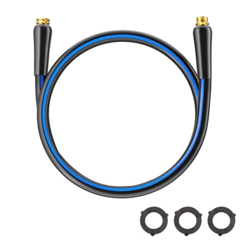 Short Garden Hose 3FT Connector, Small Hose Extension Adapter for Hose Reel - color: Dark Blue, size: 3FT