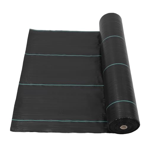 6.5ft X 330ft Weed Barrier Landscape Fabric Heavy Duty, Premium 3.2 oz Ground Cover Weed Block Gardening Mat, Easy Setup & Superior Weed Control, for Erosion Control, Weed Barrier - size: 6.5*330FT & 3.2oz