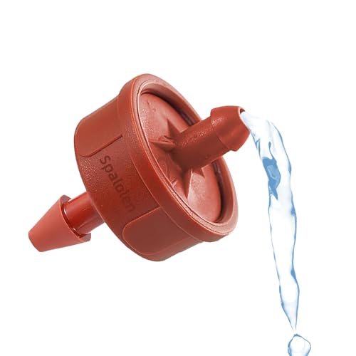 30PCS 2 GPH Pressure Compensating Drip Irrigation Spot Watering Drippers/Emitters, Self-Cleaning Constant Flow Drip Irrigation Emitters Heads Irrigation Drippers Parts for Drip Irrigation System - color: 30PCS, size: 2 GPH