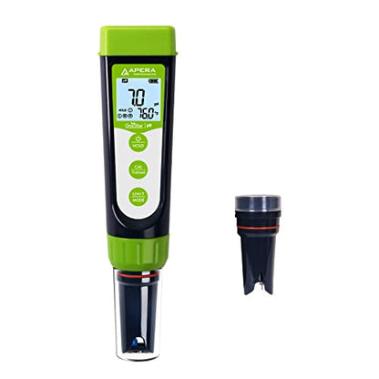 Apera Instruments GroStar Series GS1-P pH/ORP Pen Tester Kit with Replaceable Double-Junction pH Probe and ORP Probe for Hydroponics Water Quality Testing, Gen II - style: pH+ORP