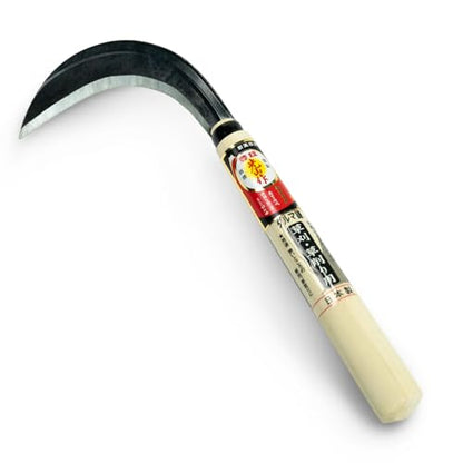 HOUNEN Japanese Garden Sickle, 4.7-Inch YCS-3 Composite Steel Hand Sickle - color: 4.7" Daruma Sickle