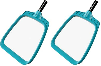 POOLWHALE Professional Pool Skimmer Net,Fine Mesh Net Bag,Heavy Duty Swimming Leaf Skimmer Cleaning Tool - Fast Cleaning,Debris Pickup Removal- Fits Standard Swimming Pool Poles(No Pole) (Pack of 2) - size: Pool Skimmer (Pack of 2)